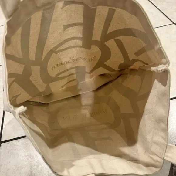 The New Yorker Classic Canvas Tote Bag 15" x 15" x 5" Brand New - Picture 3 of 3